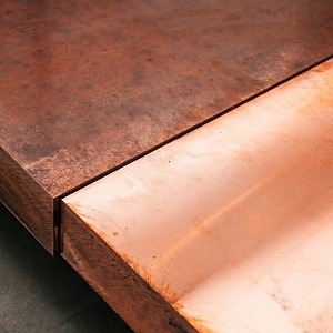 Плита медная 100x1000x1500 мм М3 ГОСТ 1173-2006