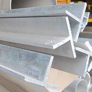 Алюминиевый тавр 100х100х16 мм Д19ч ГОСТ 13622-91